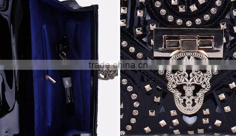 laser hollow rivet clutch bag mighty woman wallet manufacturer in guangzhou