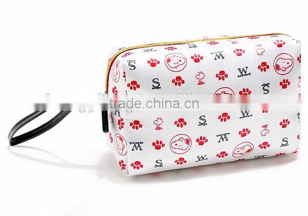 Low toxicity simple promotional women polyester chic Cosmetic Bags
