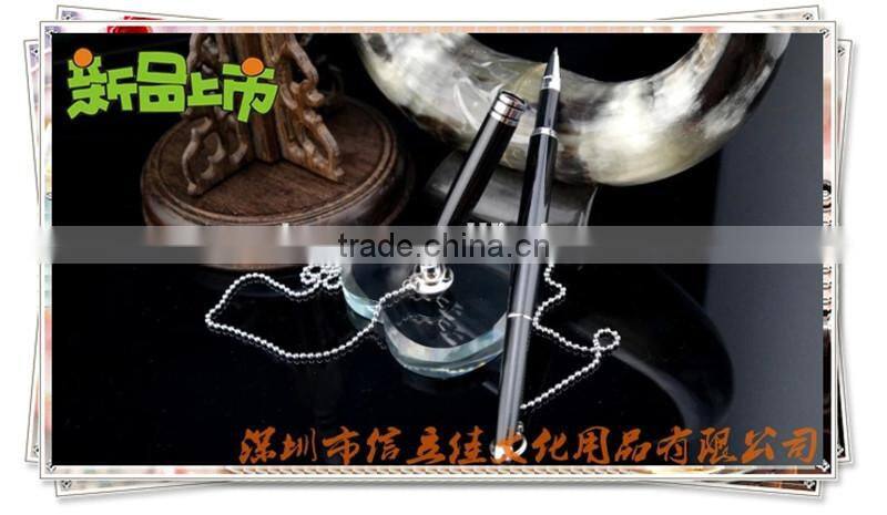 TT-10 Fashionable desk pen with chain , table pen for gift