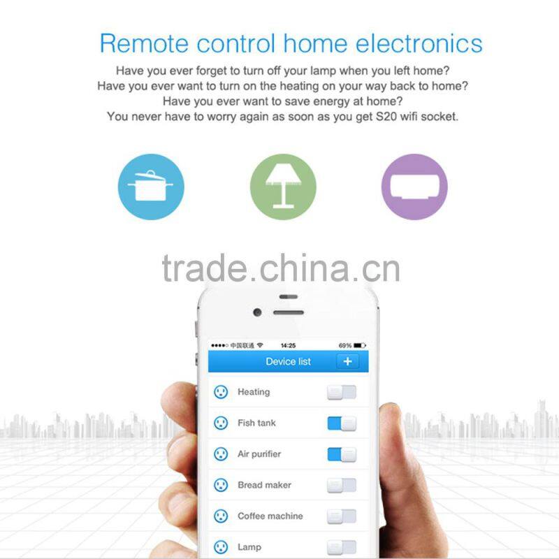ORVIBO S20 Wireless APP iOS Android Power Plug Switch Remote control Smart WIFI Socket