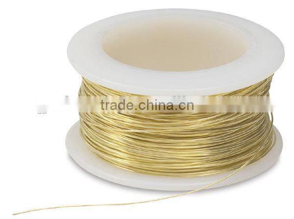 flat brass wire
