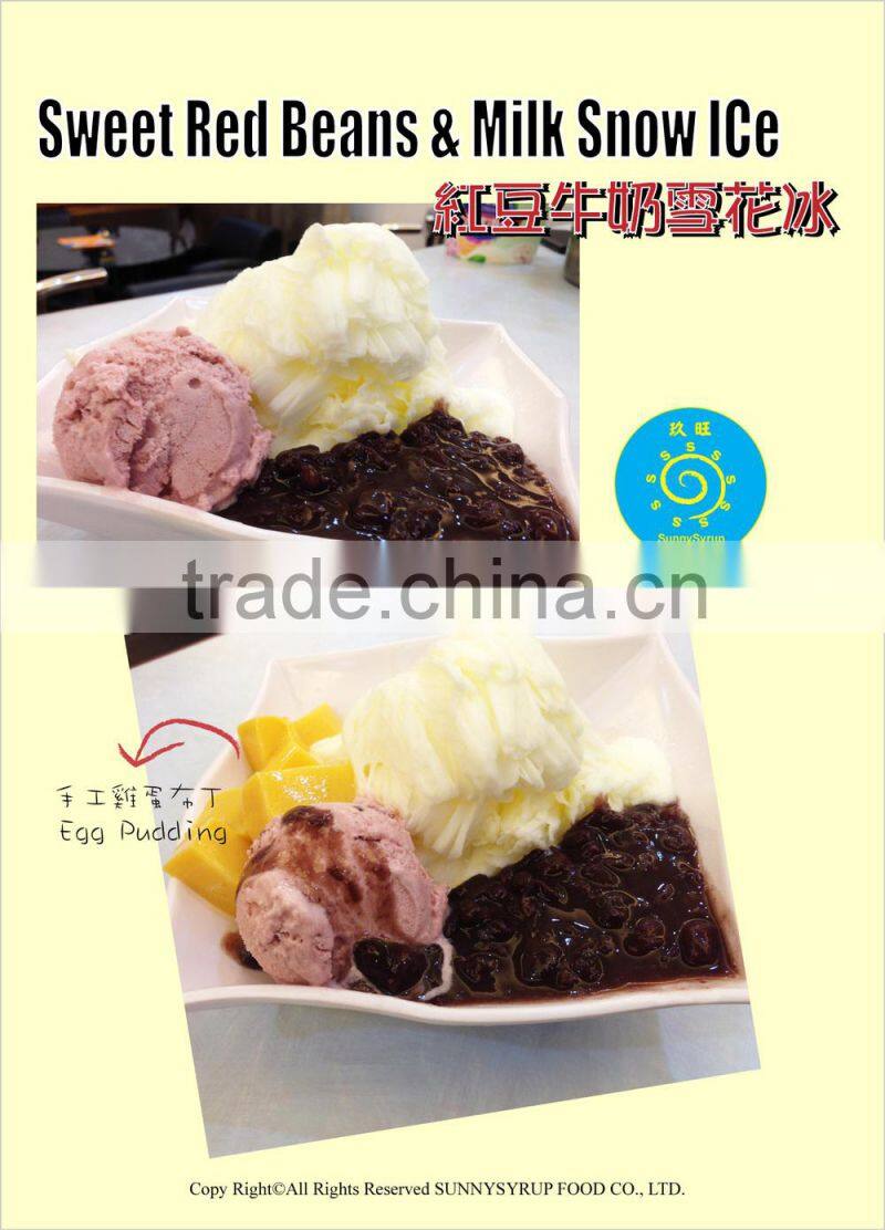 New product Snow Ice with ice cream texture good