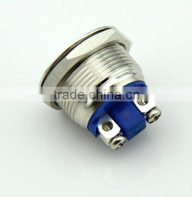 F0273 19mm metal push button pushbutton switch Momentary screw feet