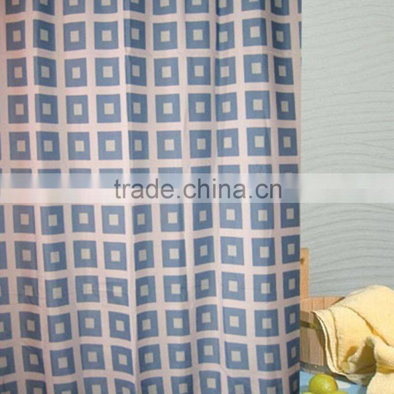 Factory wholesale shower curtain fabric woven 100%polyester blackout curtain