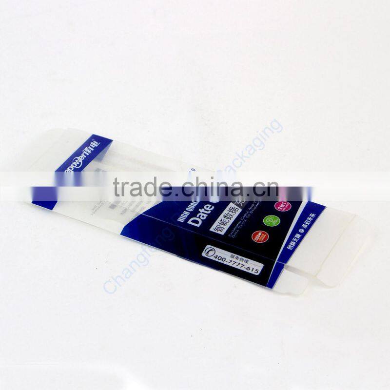 Transparent Plastic Box for USB Cable Packaging