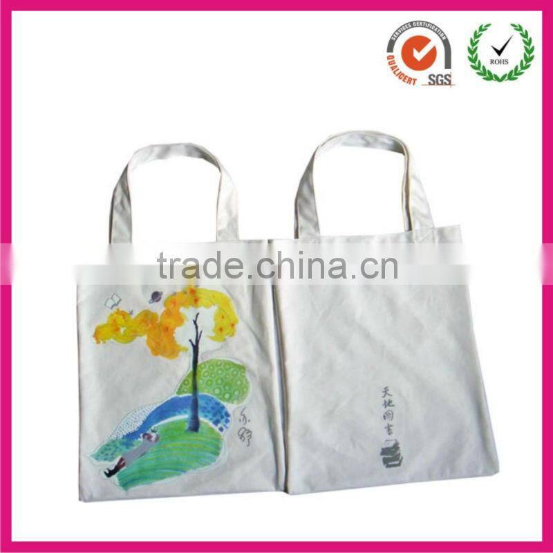 2013 eco-friendly durable canvas folding shopping bag (factory)