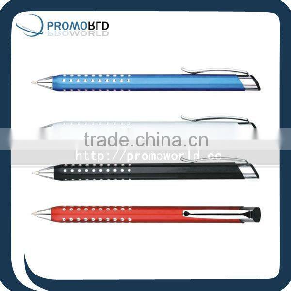 barrel honeycomb metal pen metal body ballpoint pens metal point pen for gift