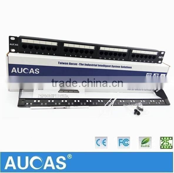 cat6 Black 12 port 96 port fiber optic patch panel