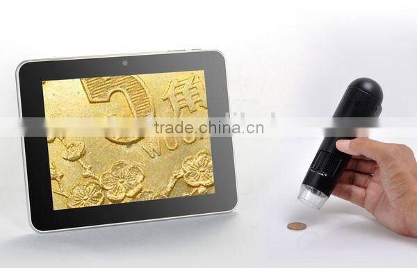2014 New Product WiFi 200x USB Digital Microscope for iOS/Android Device/PC