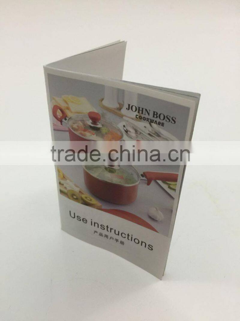 Printed paper using instruction paper