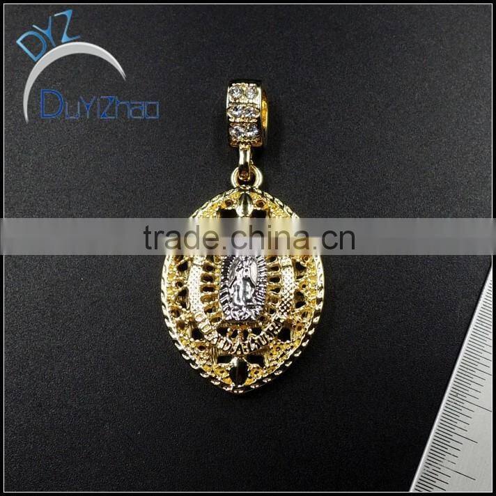 latest custom hip hop 24k gold plated charm pendants
