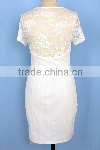 2015 ladies lace dress designs wholesale transparent sexy lace dress