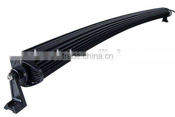 50 inch led driving light bar, auto led light arch bent, 288w curved led light bar