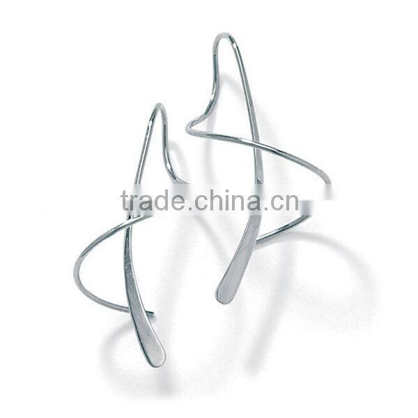 14k Gold Spiral Earrings Tailored gilded beautiful designed earrings