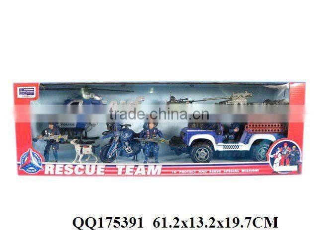 Funny police play set toy