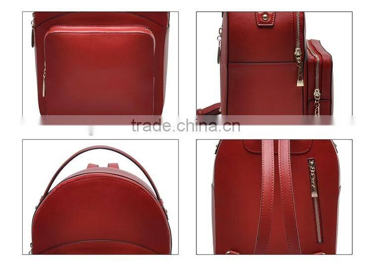high quality leather backpack bag women with best choice