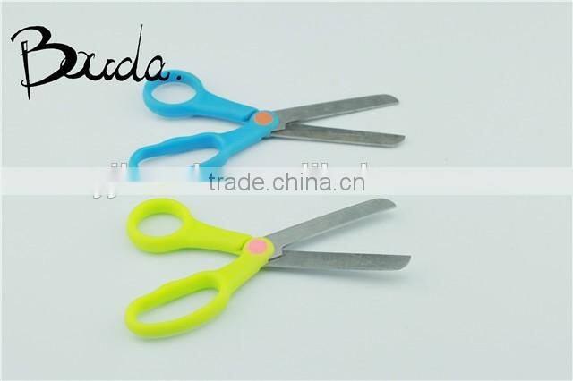 5" Stationery stainless steel school scissors with ruler blade BD-S1649