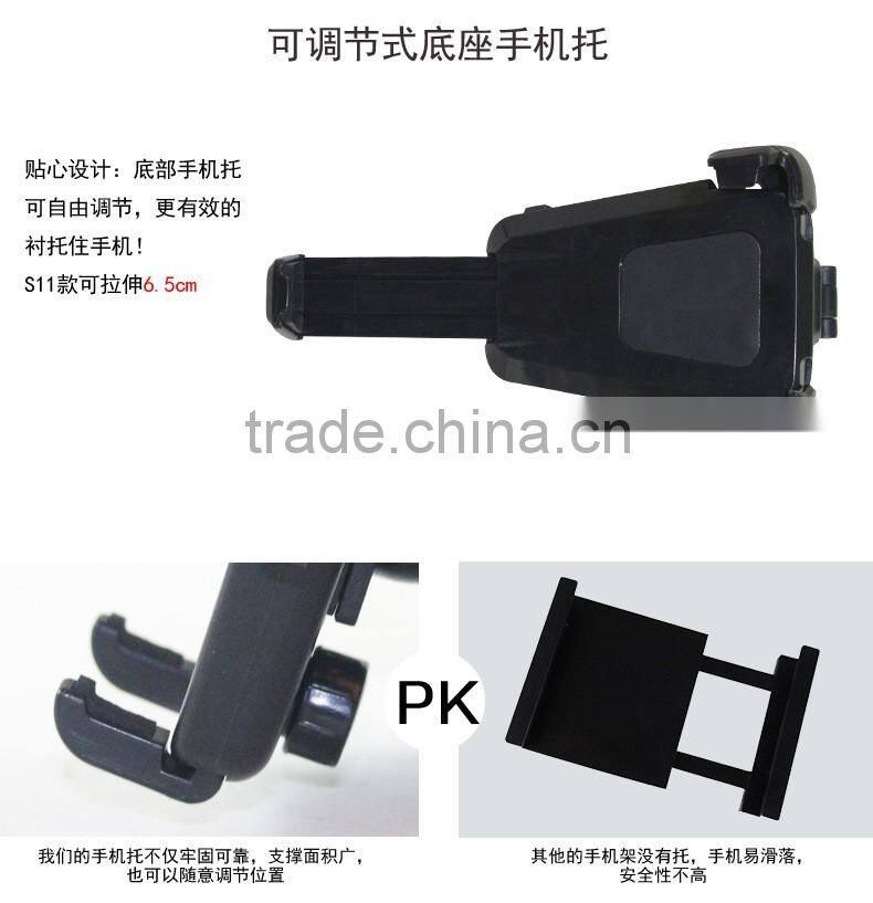 Bicycle phone holder 360 degrees mobile phones support bicycle frame