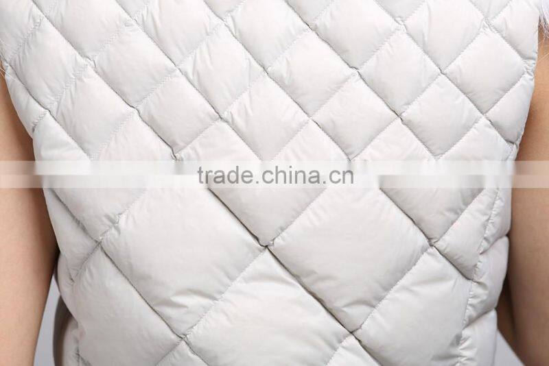 custom women down winter vest of Windproof 6058