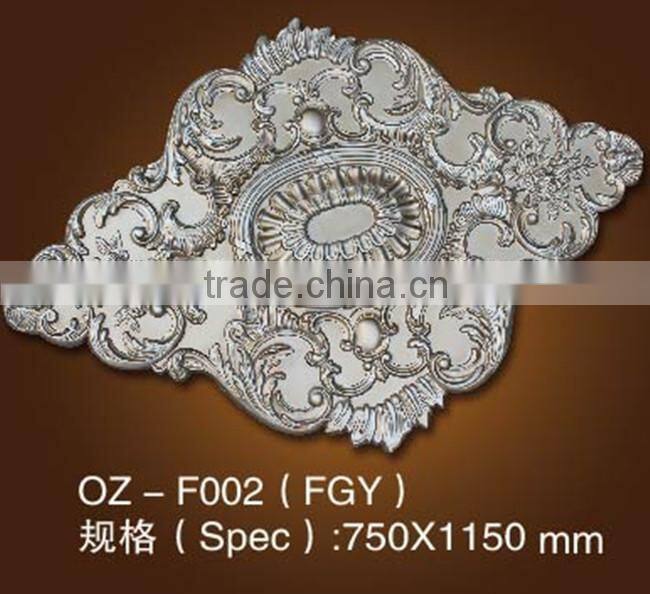 PU ceiling medallion tile,carved ceiling medallion