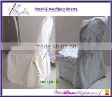 white basic poly chair covers, cheap banquet chair covers for sale