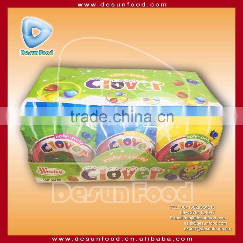 2016 new item funny clover roll candy toy