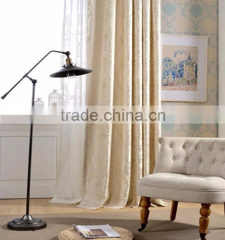 China supplier wholesale luxury jacquard blackout curtain
