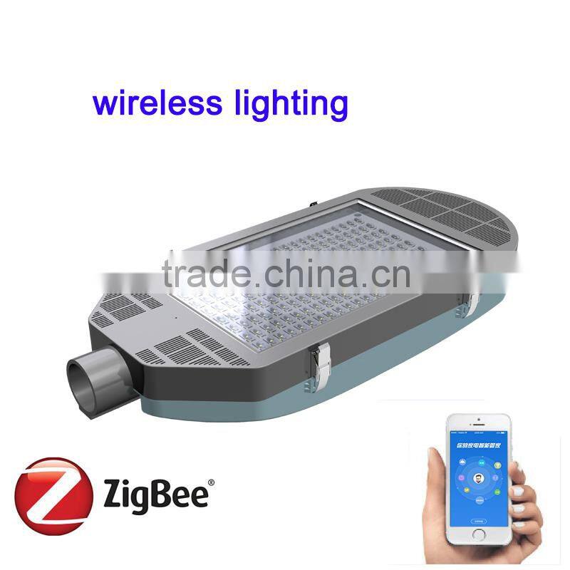 2015 zigbee smart wireless control solar led street light