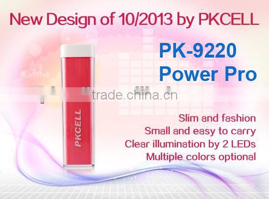 universal portable power bank with Micro USB Input port 2200mah