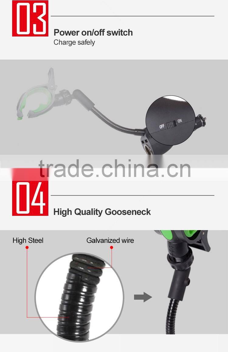 China supplier car support dual usb car charger cigarette in-car smartphone accessories