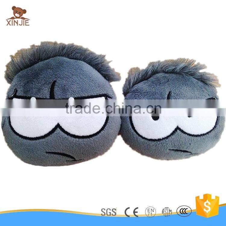 customize plush emoji toy hot sale interesting face emoticon plush toy