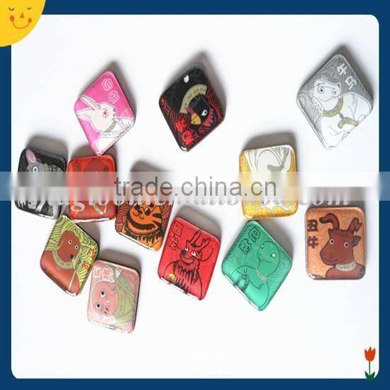 popular animal printing epoxy resin fridge magnet for souvenir