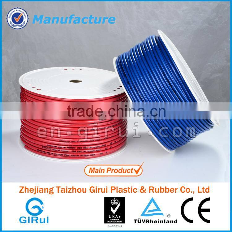 Fiber braided soft rubber tubing with connector