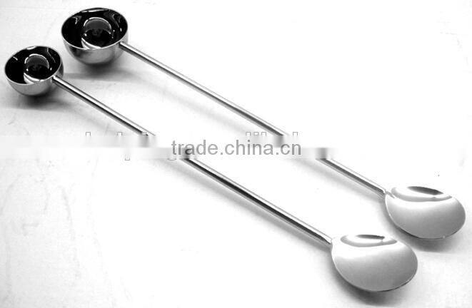 stainless steel tea scoop
