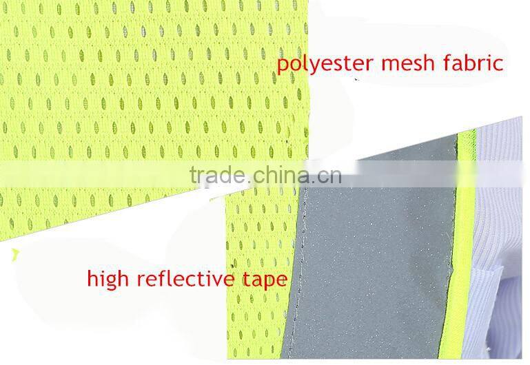 EN471 high visibility fluorescent jackets cycling for riding motorcycle safety