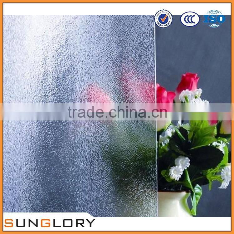 4mm 5mm 5.5mm 6mm blue floral patterned glass