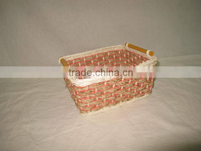 2015 New Product Rattan Basket For Home Decoration And Furniture