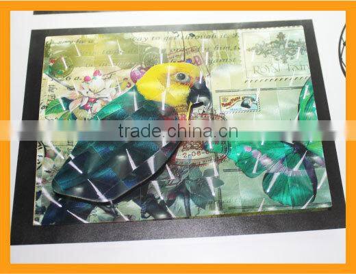 Fashion bedroom sticker, innocuous lenticular 3d floor sticker