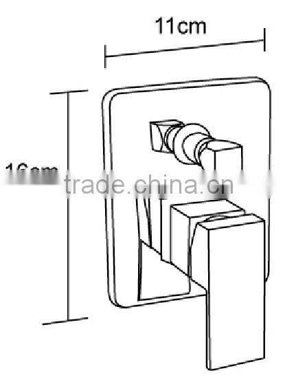 australian standard in wall shower mixer with diverter HD504D9