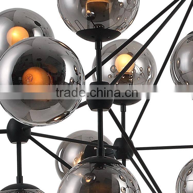 Sputnik Industrial Edison Bulbs Pendant Lamp lighting modern modo glass ball chandelier for high ceilings jason miller modo
