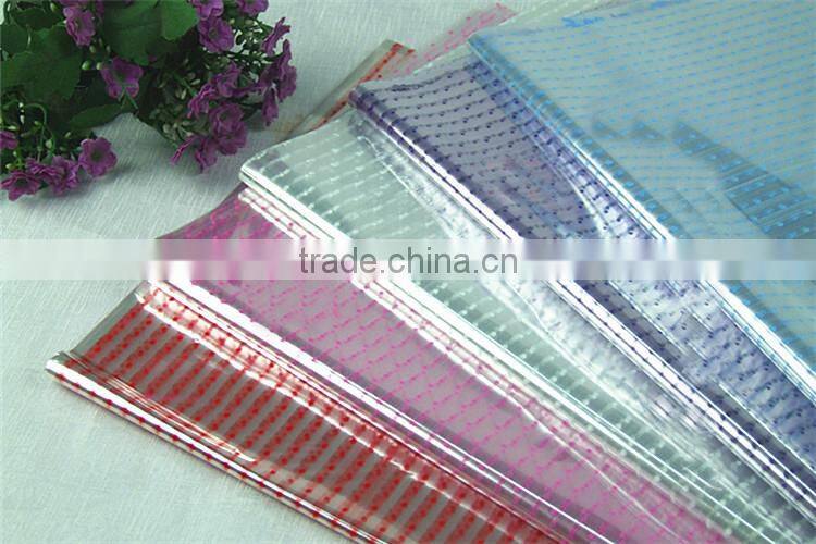 printed cellophane bopp wrapping film for flower packing