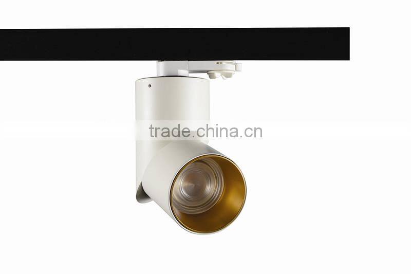 modern fashion black white gold color front frame for led cob track light