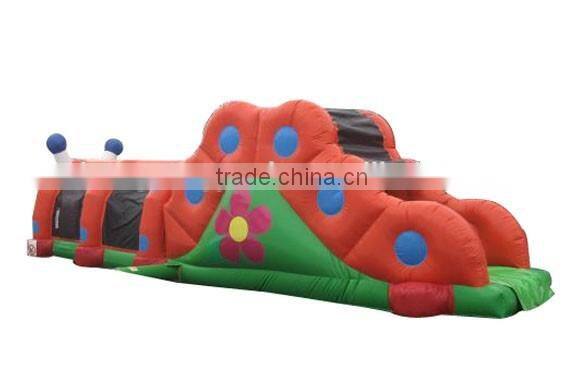 pvc cheap inflatable caterpillar tunnel for kids