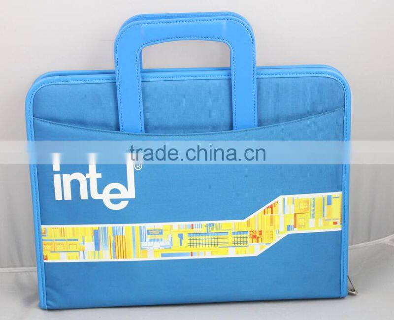 Faux Leather Portfolio, Handle Portfolio