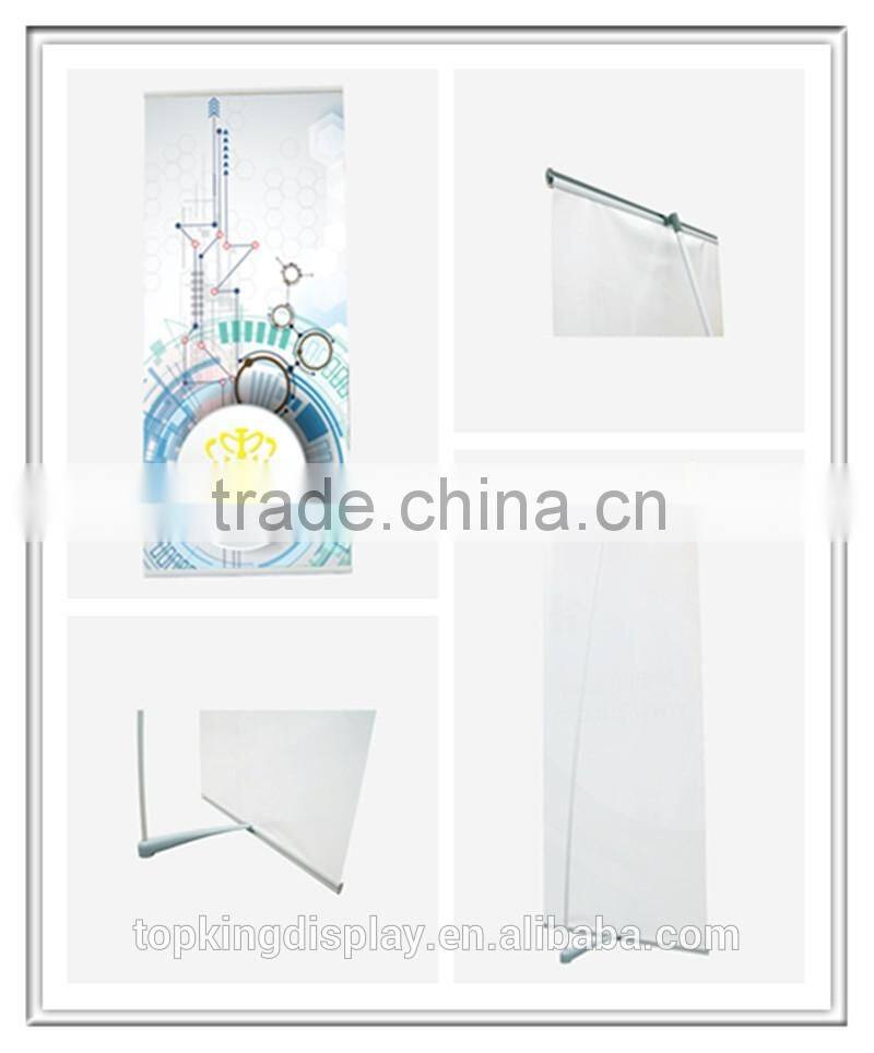 Advertising Convenient Durable L banner stand/L display stand with High Quality and Competitive price