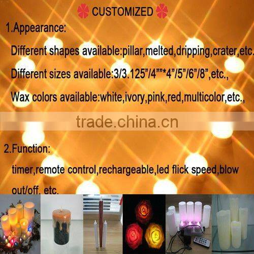 wholesale luxury turtle shell printing plastic multicolor candle led