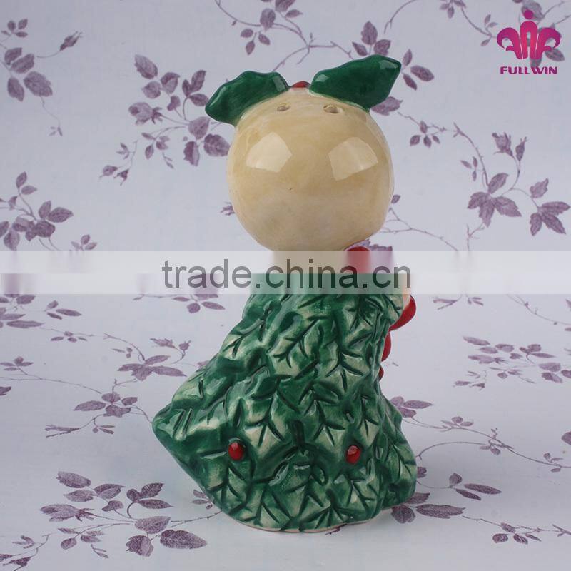 little girl shaped salt and pepper shakers spice bottle shaker