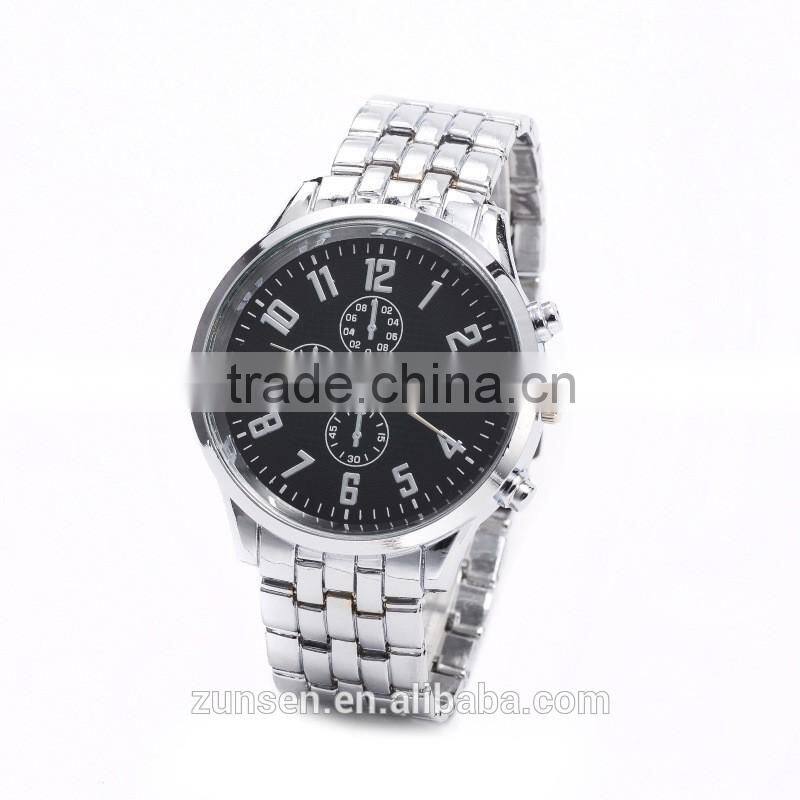 2016 High Quality Sports Watches Men Fashion Quartz Wrist watch Stainless Steel Band Luxury Brand relogio masculino