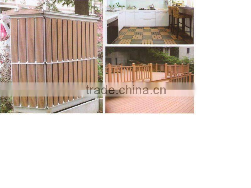 YC-WPC06 synthetic wood WPC decking,waterproof fencing ,outdoor flooring,