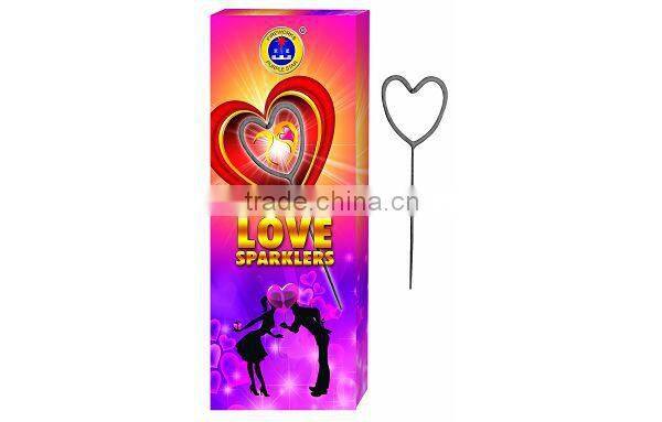 Heart Shaped Sparkler wedding stage decoration fireworks